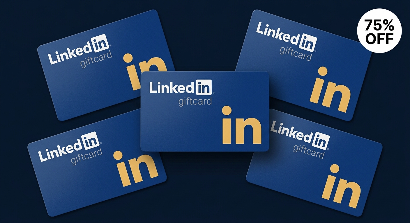 LinkedIn Premium Gift Voucher in May 2026 | Buy at 75% OFF