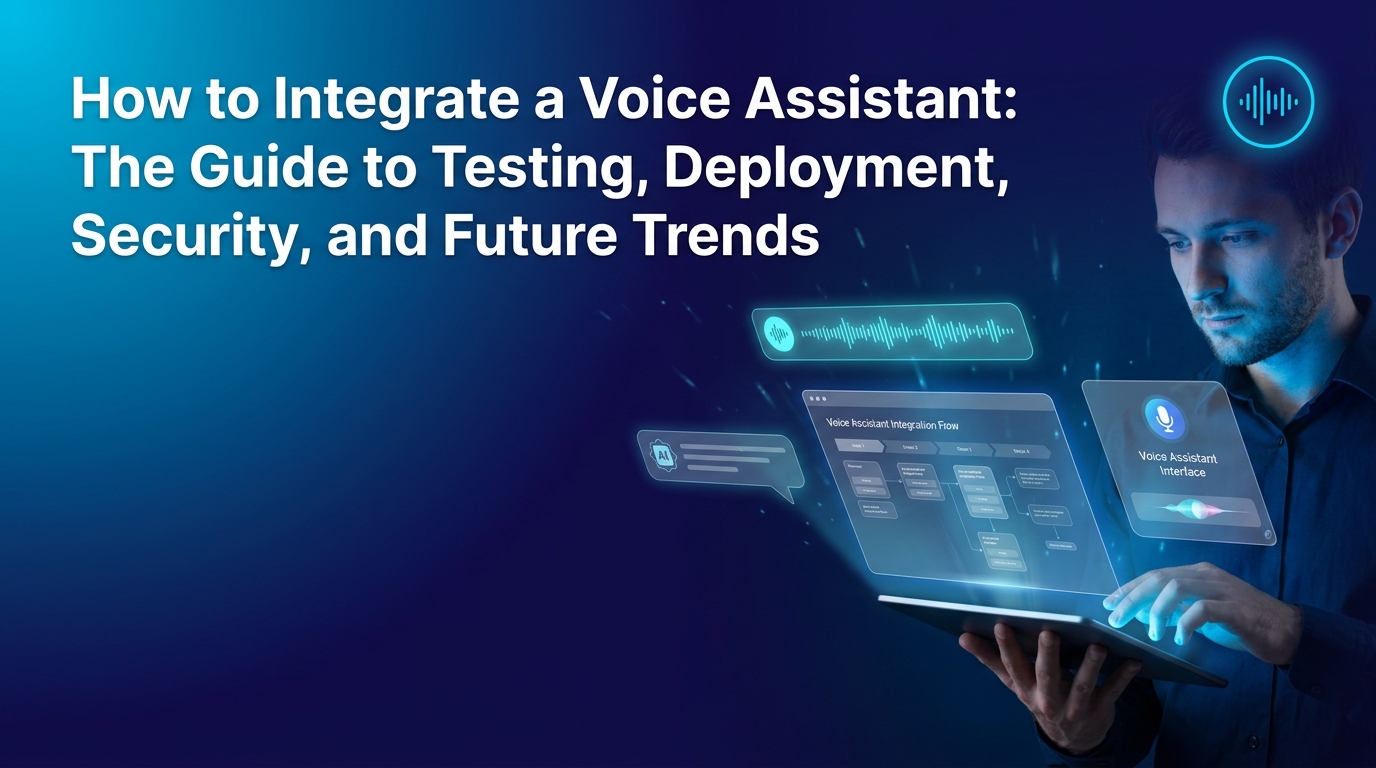 How to Integrate a Voice Assistant: A Comprehensive Guide to Testing, Deployment, Security, and Future Trends