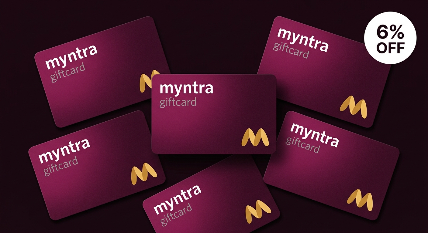 Myntra Gift Card in May 2026 | Buy at 6% OFF