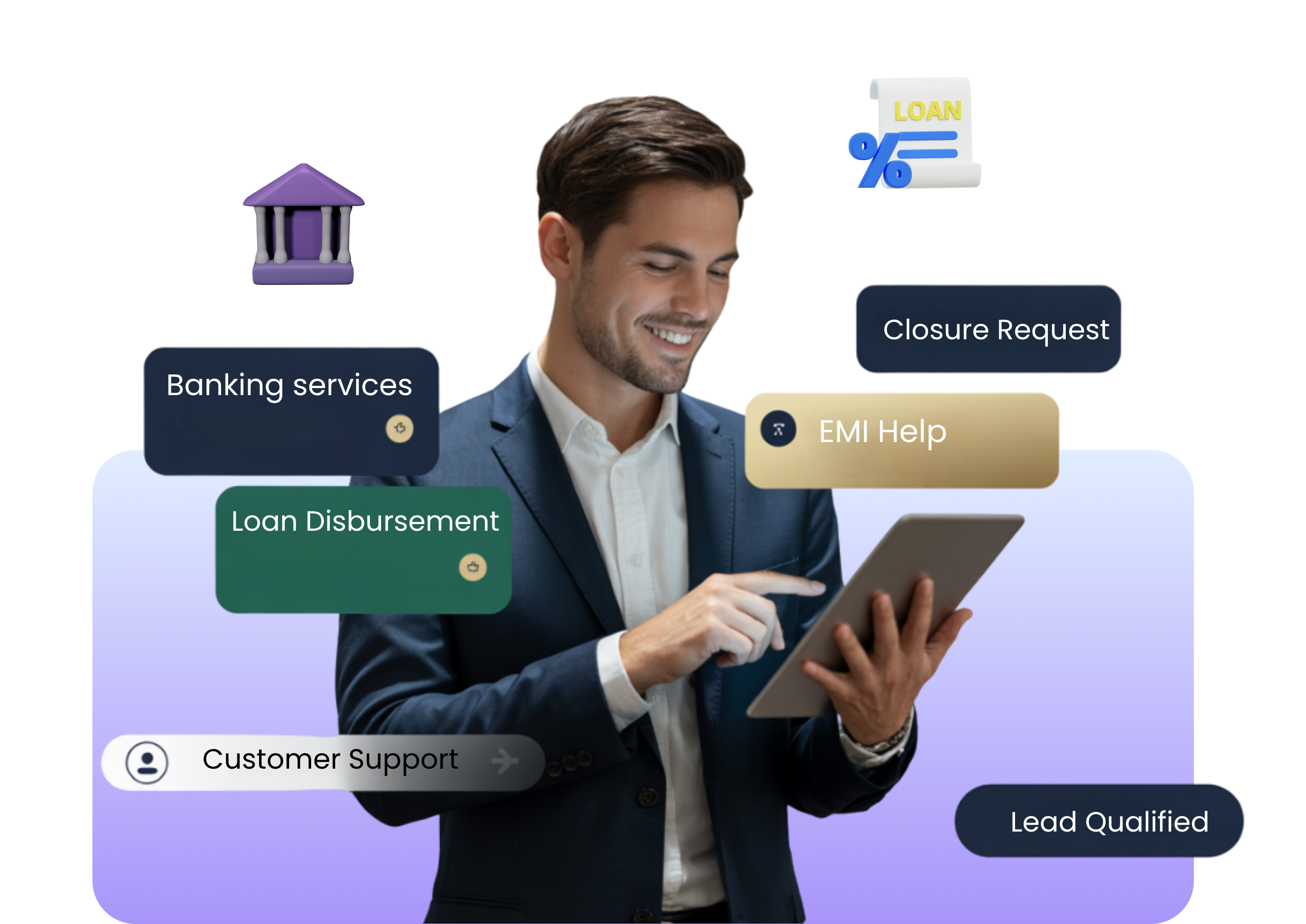 Banking & Financial AI illustration