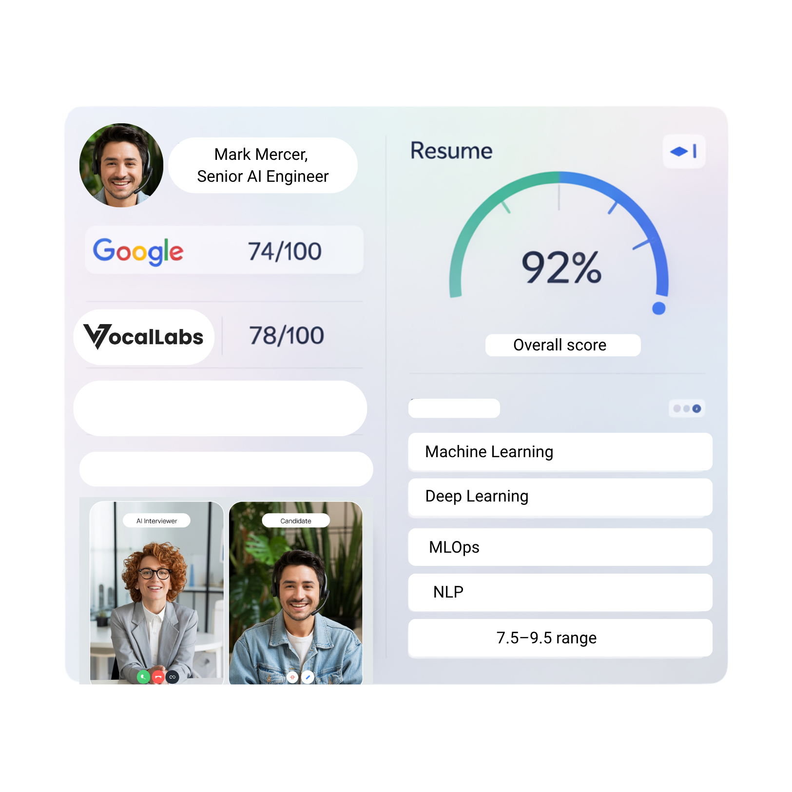 Access smart insights for every interview
